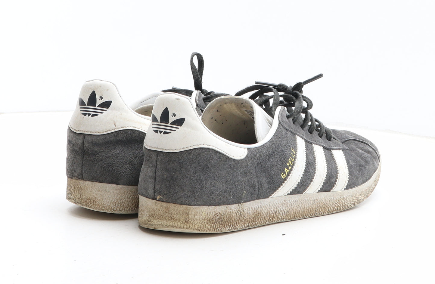 adidas Mens Grey Fabric Trainer UK 9.5 - Gazelle