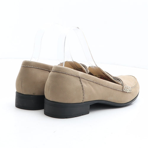 Hotter Womens Brown Synthetic Slip On Casual UK
