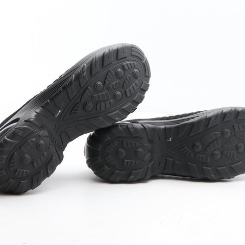 Preworn Womens Black Fabric Trainer UK - UK Size Estimated 5
