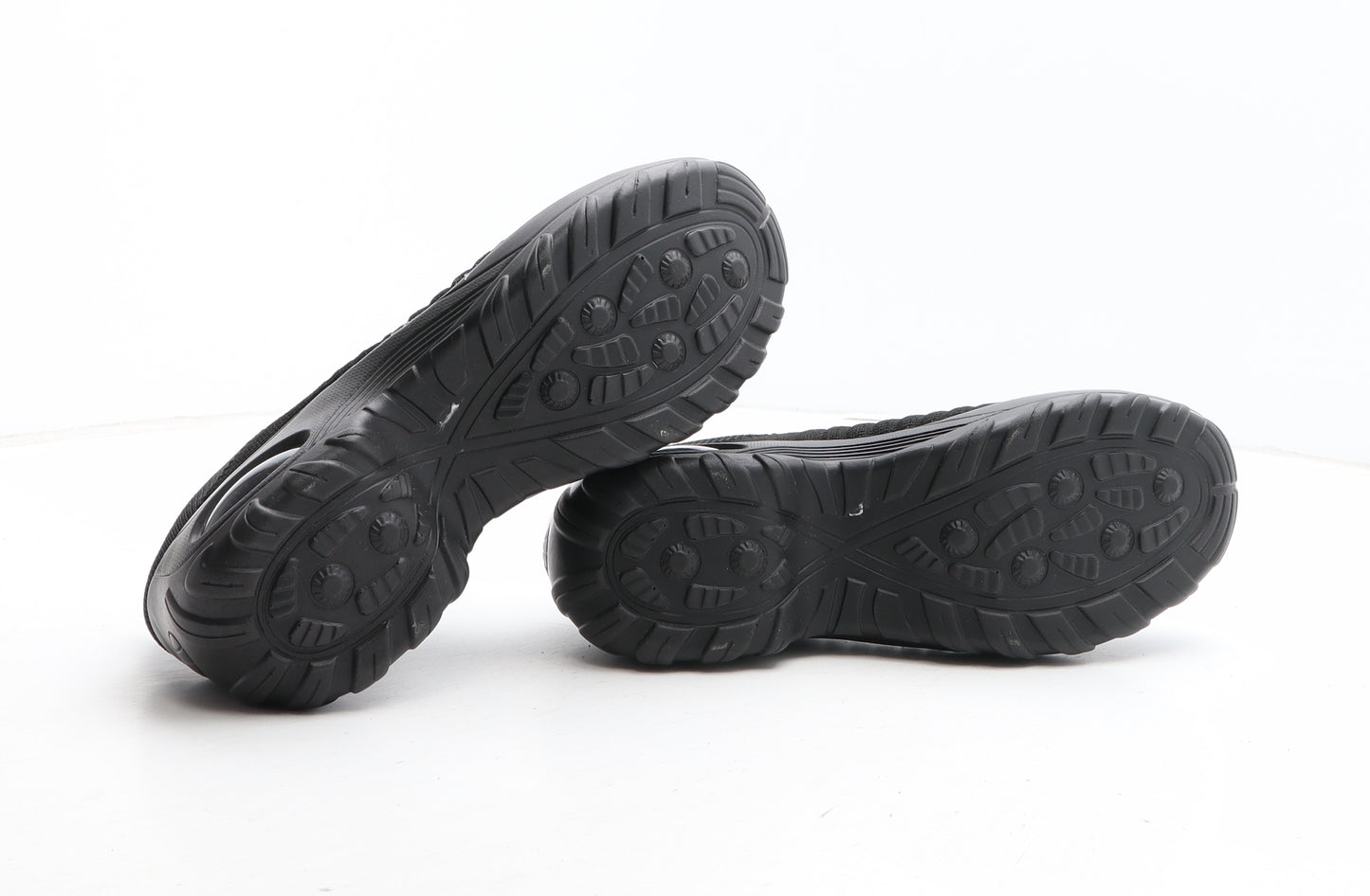 Preworn Womens Black Fabric Trainer UK - UK Size Estimated 5