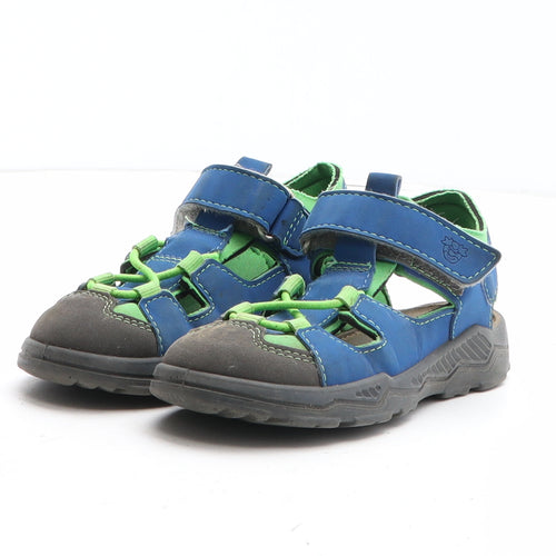 Preworn Boys Blue Synthetic Fisherman Sandal UK 9.5 27