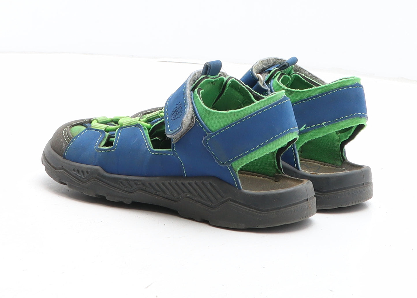 Preworn Boys Blue Synthetic Fisherman Sandal UK 9.5 27