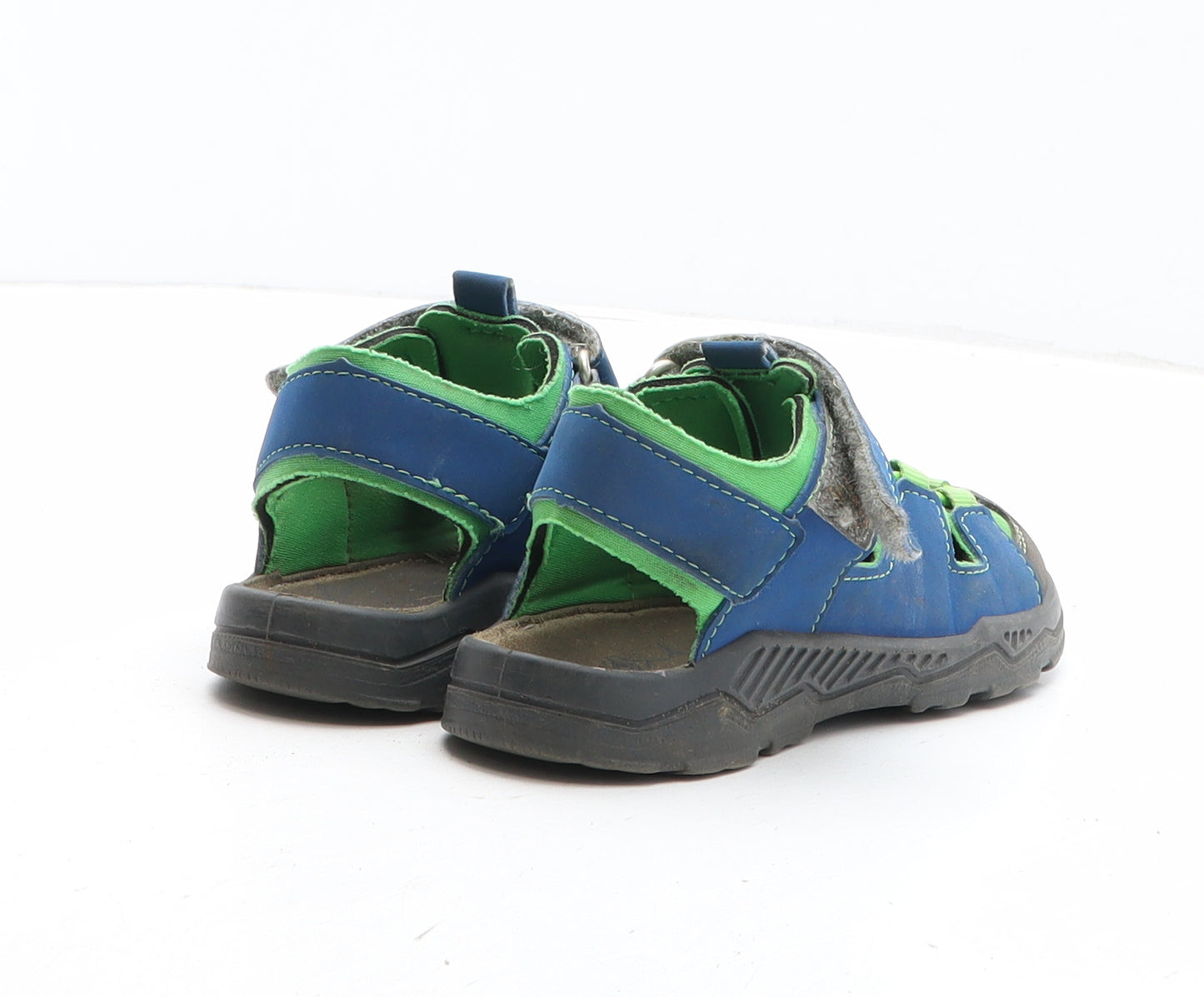 Preworn Boys Blue Synthetic Fisherman Sandal UK 9.5 27