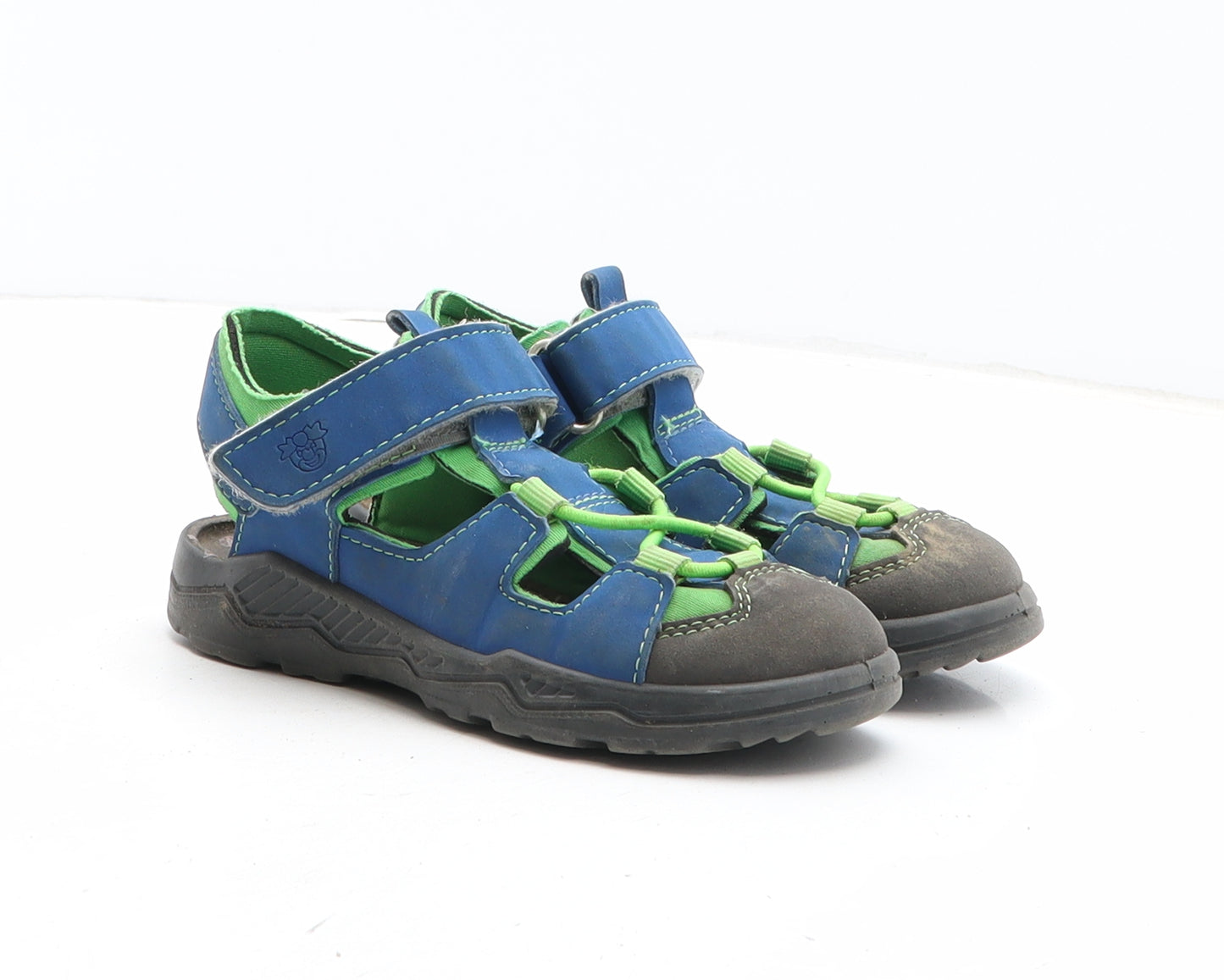 Preworn Boys Blue Synthetic Fisherman Sandal UK 9.5 27