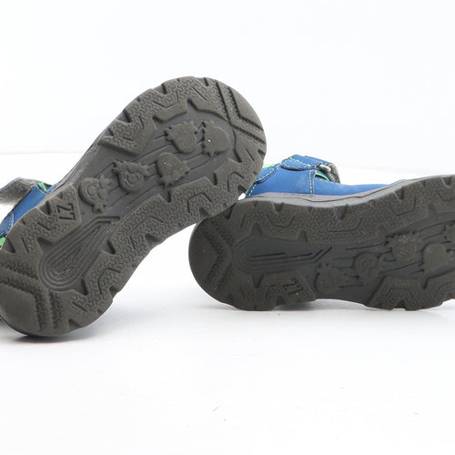 Preworn Boys Blue Synthetic Fisherman Sandal UK 9.5 27