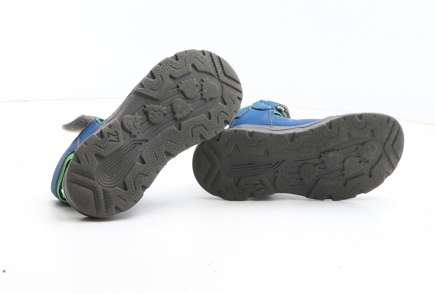 Preworn Boys Blue Synthetic Fisherman Sandal UK 9.5 27