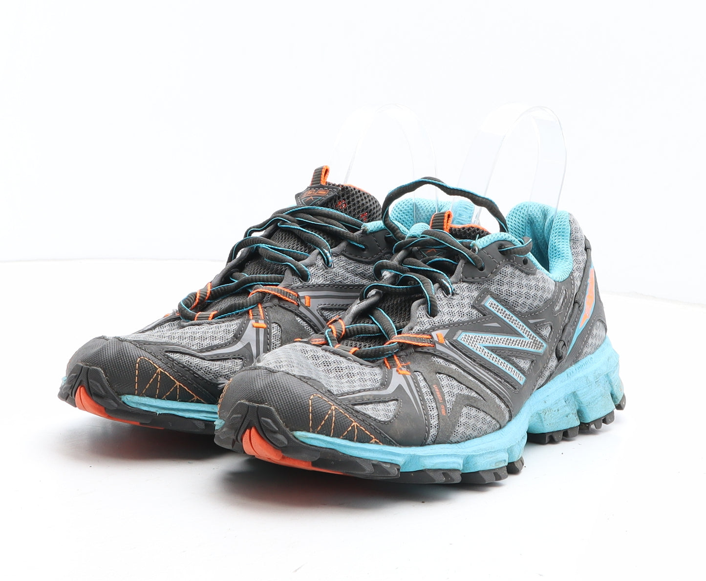 New Balance Mens Grey Colourblock Fabric Trainer UK 7