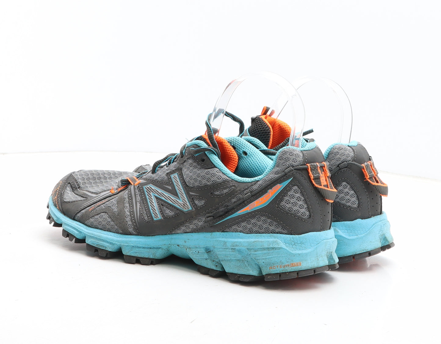 New Balance Mens Grey Colourblock Fabric Trainer UK 7