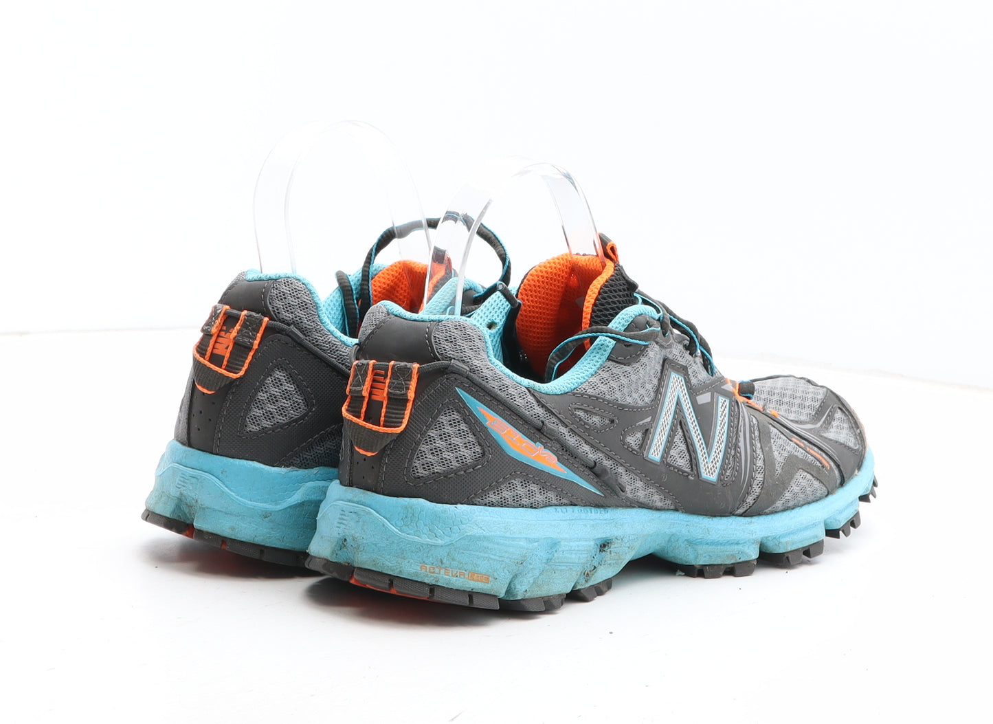 New Balance Mens Grey Colourblock Fabric Trainer UK 7