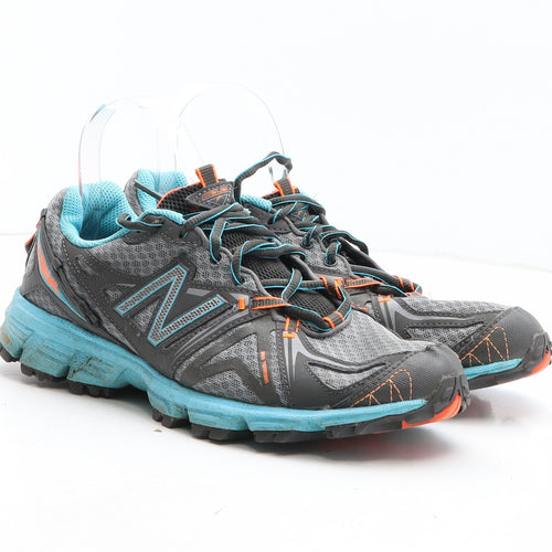 New Balance Mens Grey Colourblock Fabric Trainer UK 7