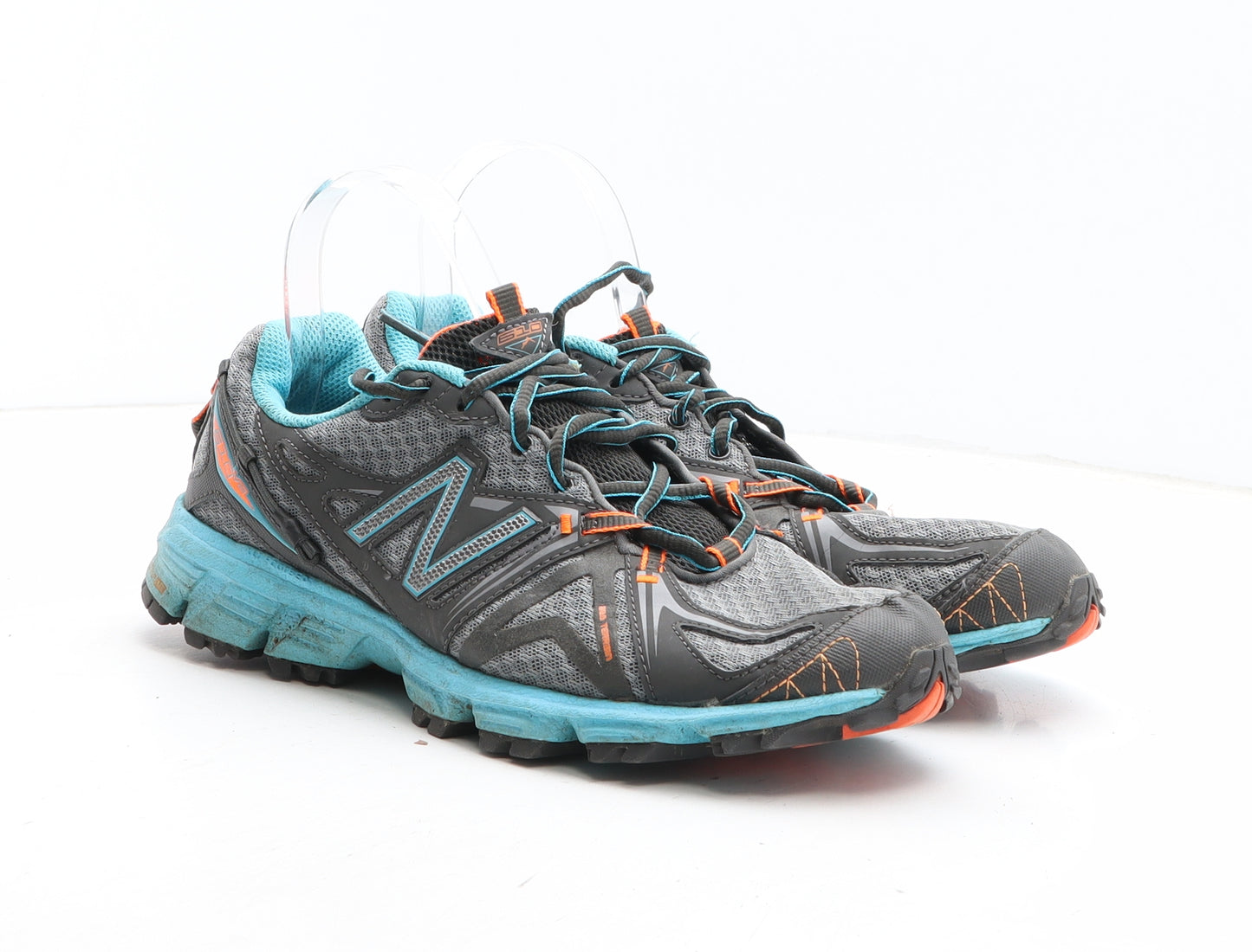 New Balance Mens Grey Colourblock Fabric Trainer UK 7
