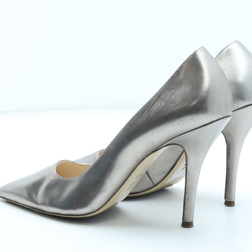 Hogl Womens Silver Leather Court Heel UK