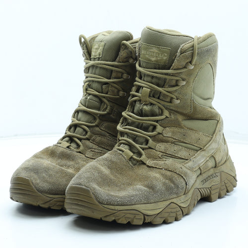 Merrell Mens Beige Leather Combat Boot UK 9 43