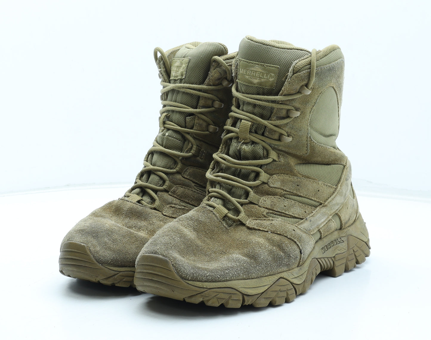 Merrell Mens Beige Leather Combat Boot UK 9 43