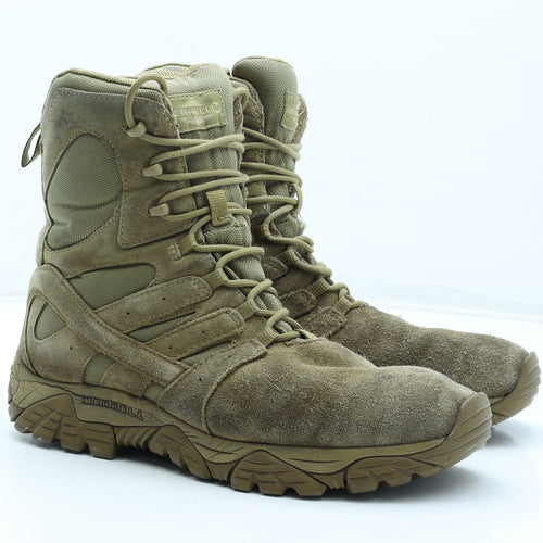 Merrell Mens Beige Leather Combat Boot UK 9 43