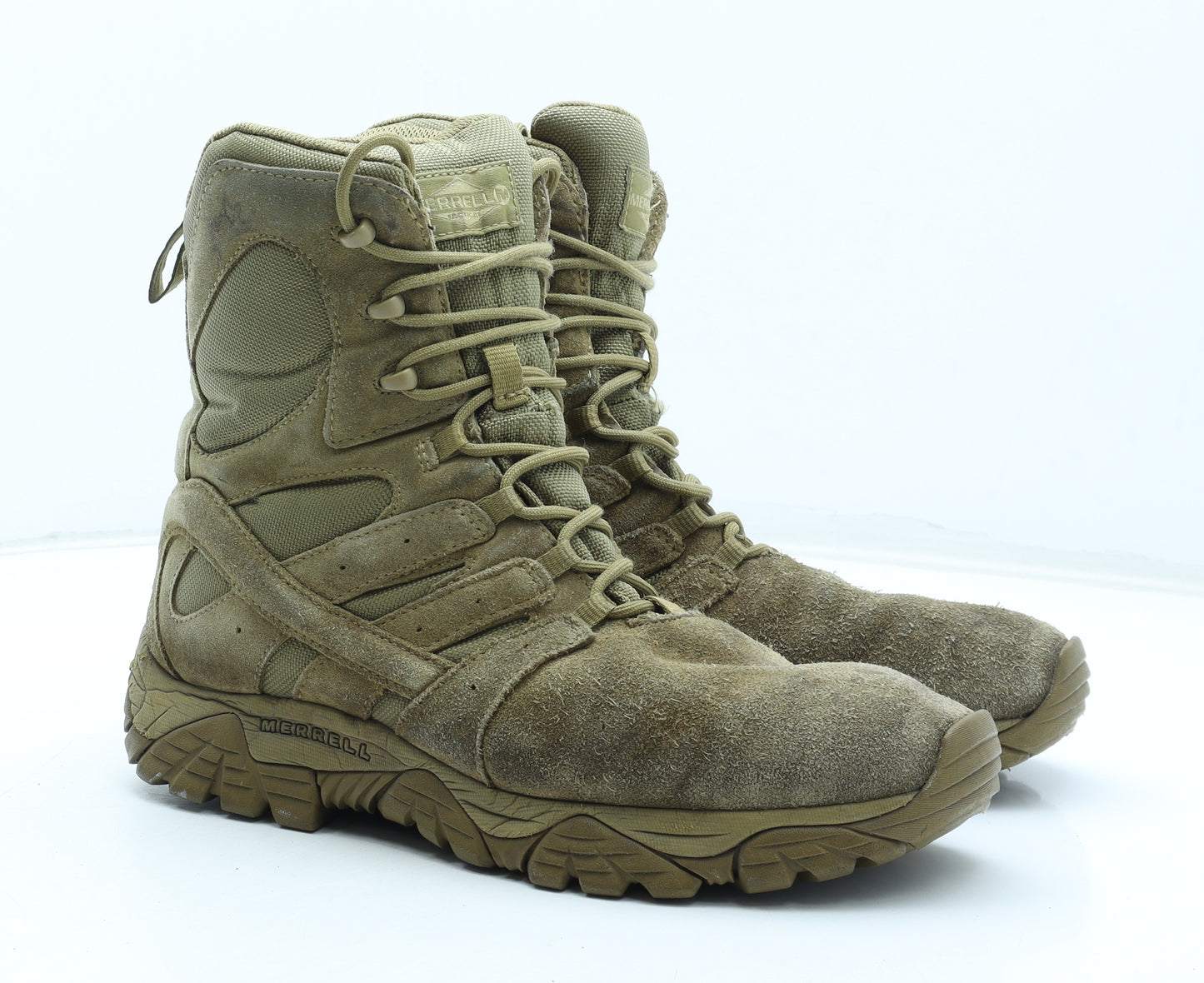 Merrell Mens Beige Leather Combat Boot UK 9 43