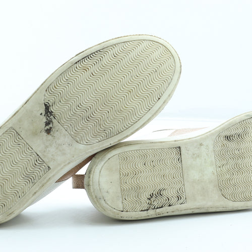 Primark Womens White Polyurethane Trainer UK