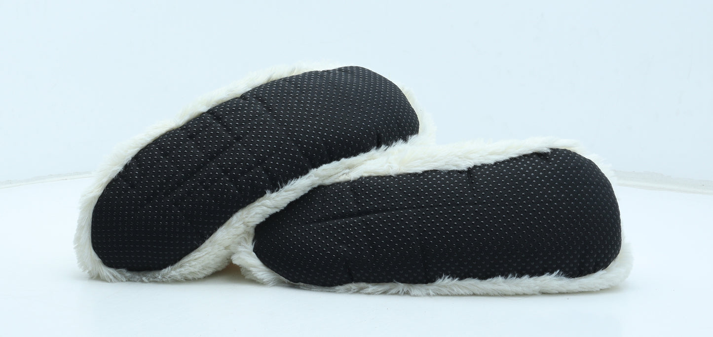 Warmies Womens White Polyester Bootie Slipper UK - Microwavable
