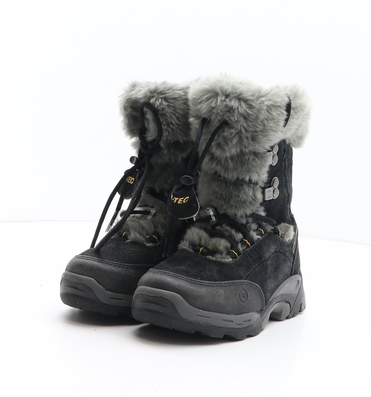 Hi-Tec Girls Black Synthetic Snow Boot Boot UK 13