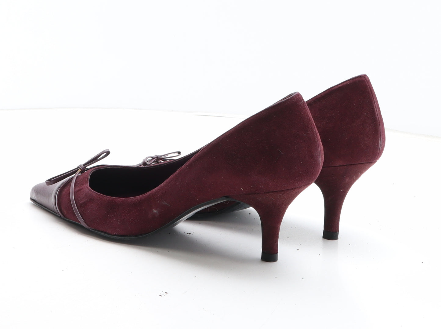 Carvela Womens Purple Leather Court Heel UK