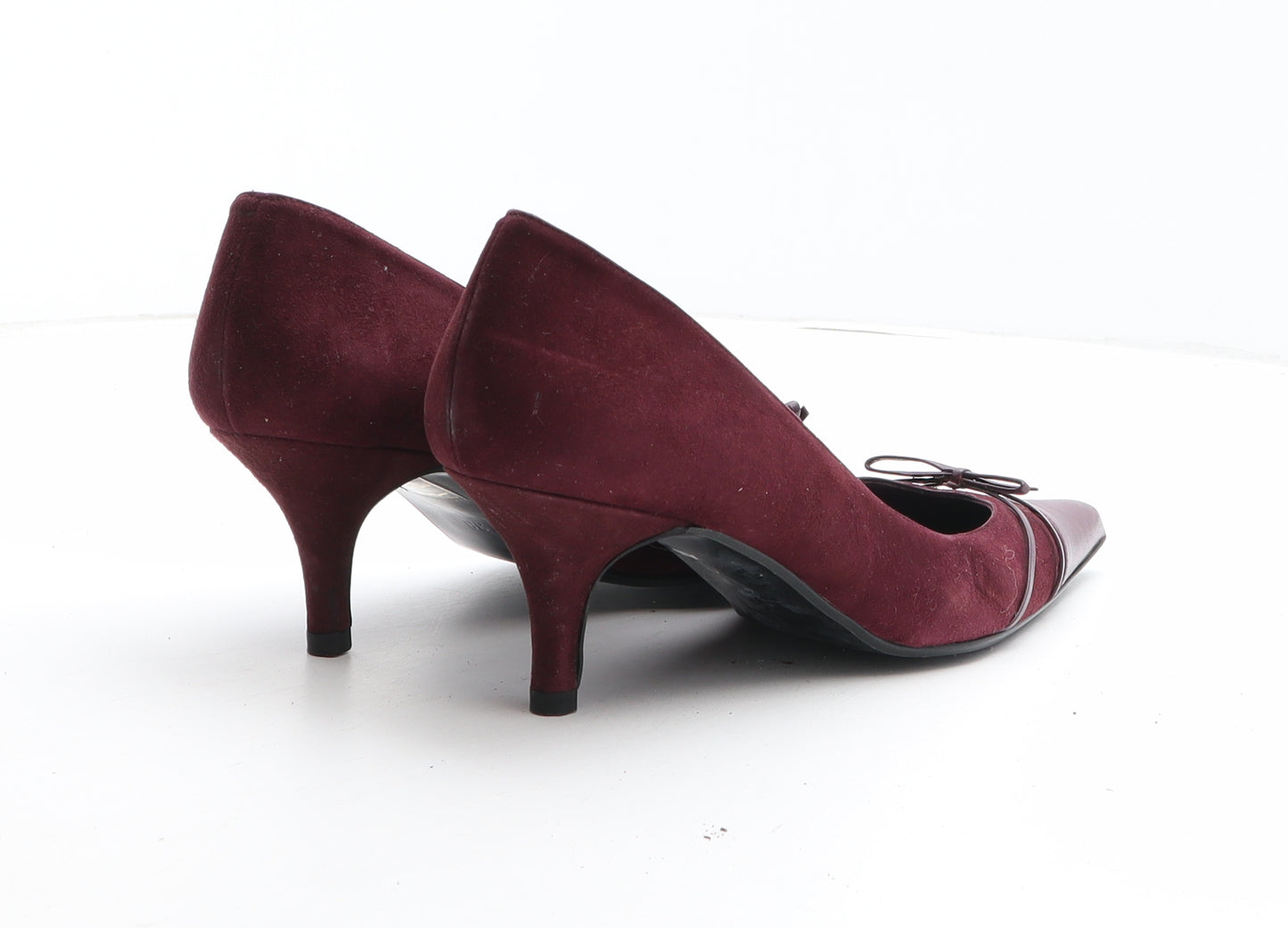 Carvela Womens Purple Leather Court Heel UK