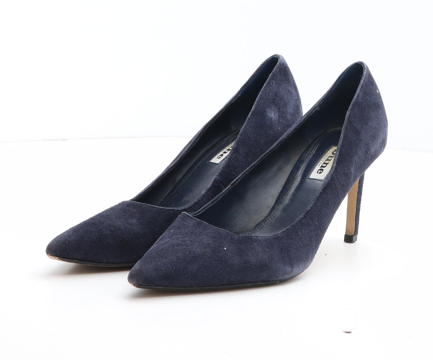 Dune Womens Blue Synthetic Court Heel UK