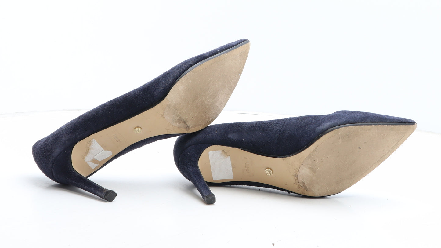 Dune Womens Blue Synthetic Court Heel UK