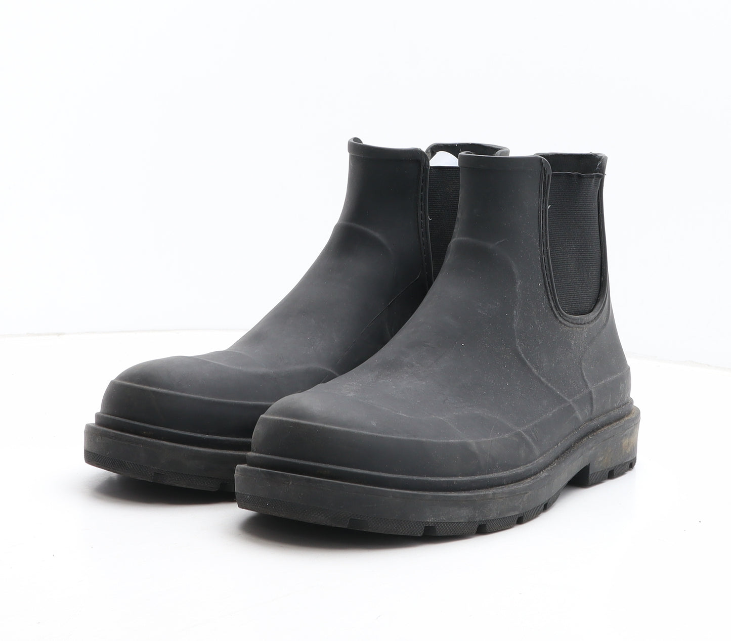 Zara Mens Black Synthetic Chelsea Boot UK 9 43