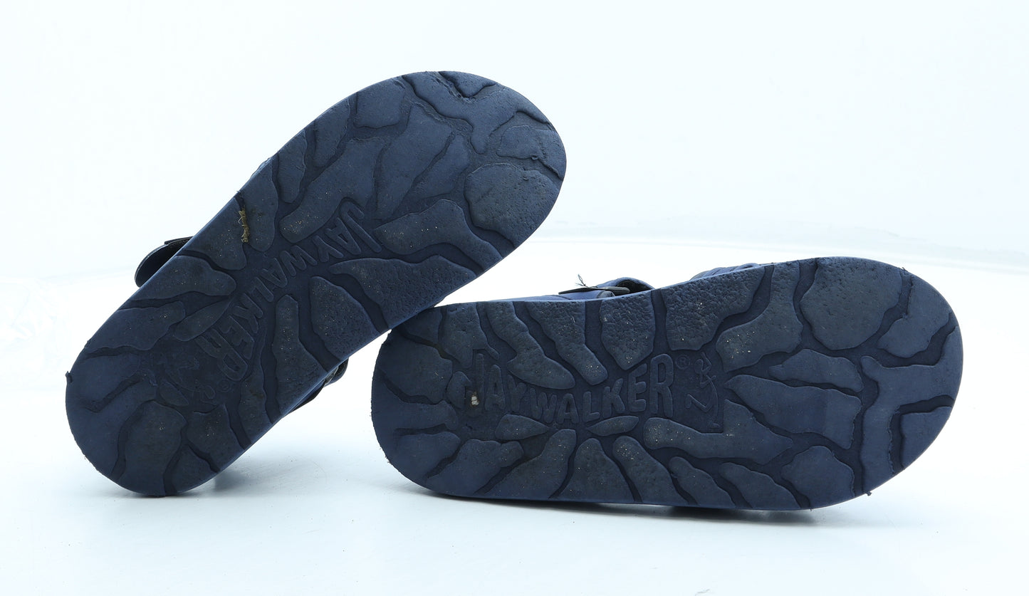JayWalkers Mens Blue Polyester Slip On Sandal UK 6.5 39.5