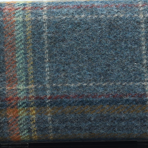 Moon Womens Multicoloured Plaid Polyester Clutch Size Small