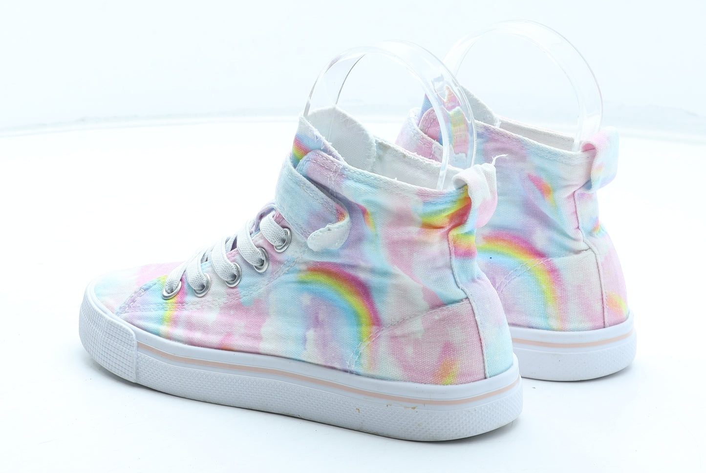 H&M Girls Multicoloured Tie Dye Polyester Trainer UK 13.5 32