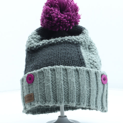 Regatta Womens Grey Acrylic Bobble Hat One Size