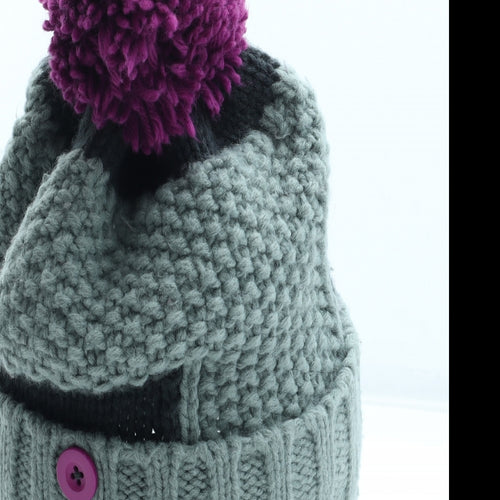Regatta Womens Grey Acrylic Bobble Hat One Size