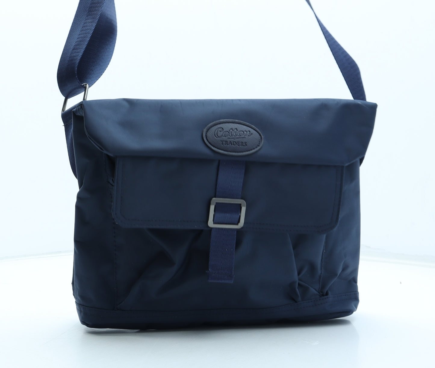 Cotton Traders Womens Blue Polyester Crossbody Size Medium