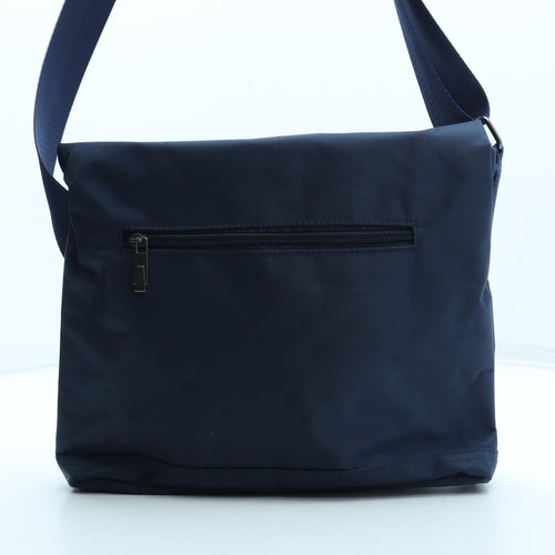 Cotton Traders Womens Blue Polyester Crossbody Size Medium