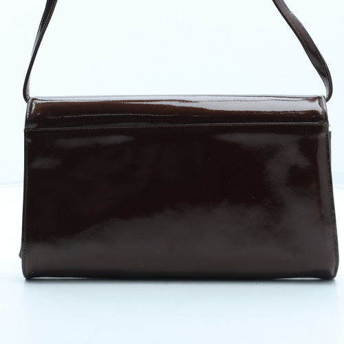 Clarks Womens Brown Leather Shoulder Bag Size Small