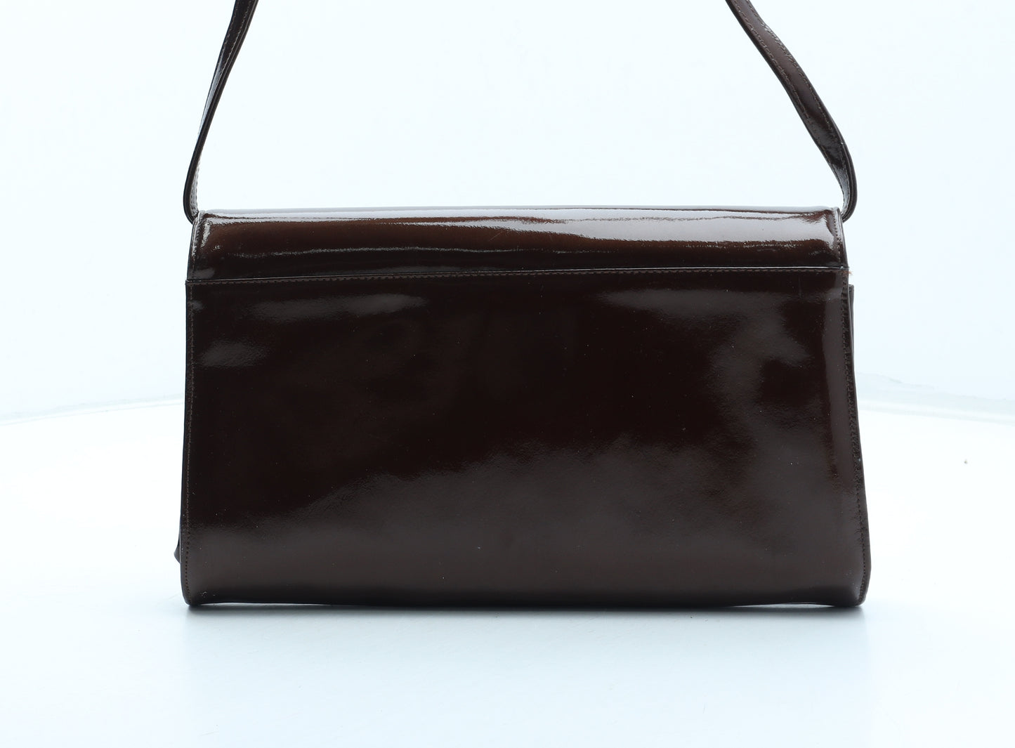Clarks Womens Brown Leather Shoulder Bag Size Small