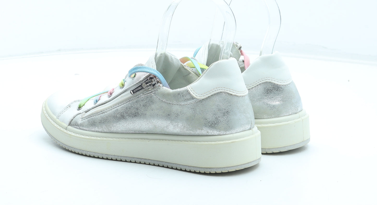 PMG Womens White Polyester Trainer UK