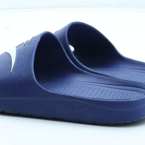 Everlast Boys Blue Rubber Slider Sandal UK 4 37