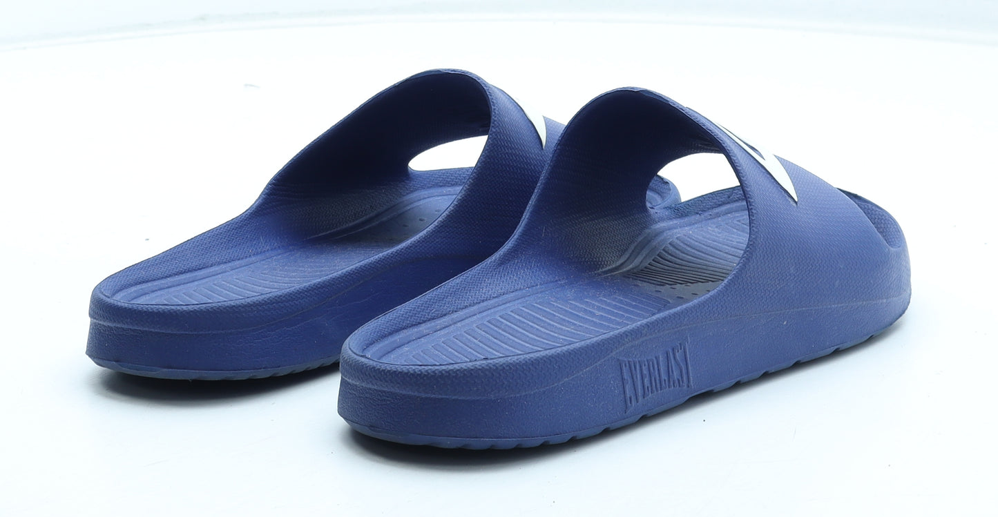 Everlast Boys Blue Rubber Slider Sandal UK 4 37