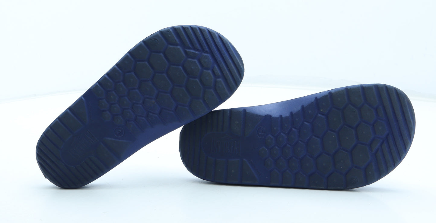 Everlast Boys Blue Rubber Slider Sandal UK 4 37