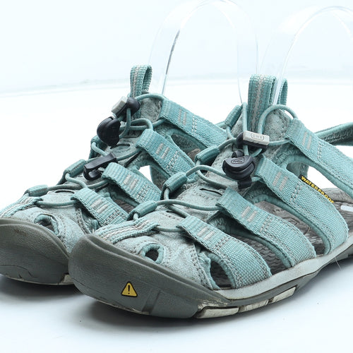 KEEN Womens Blue Polyester Slip On Sandal UK