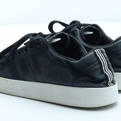 adidas Mens Black Polyester Trainer UK 7 41