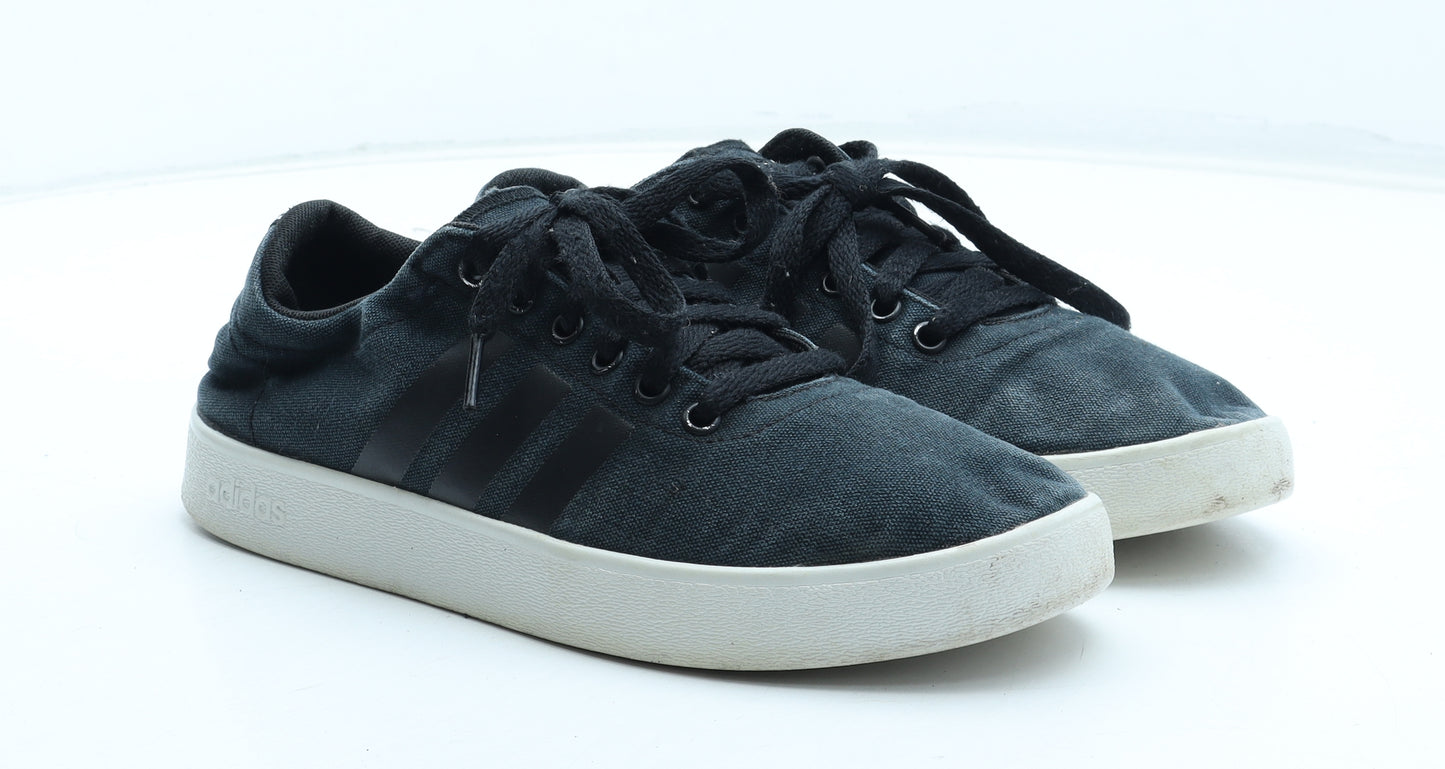 adidas Mens Black Polyester Trainer UK 7 41