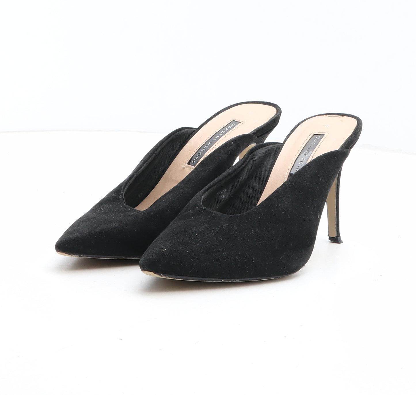 Dorothy Perkins Womens Black Synthetic Mule Heel UK