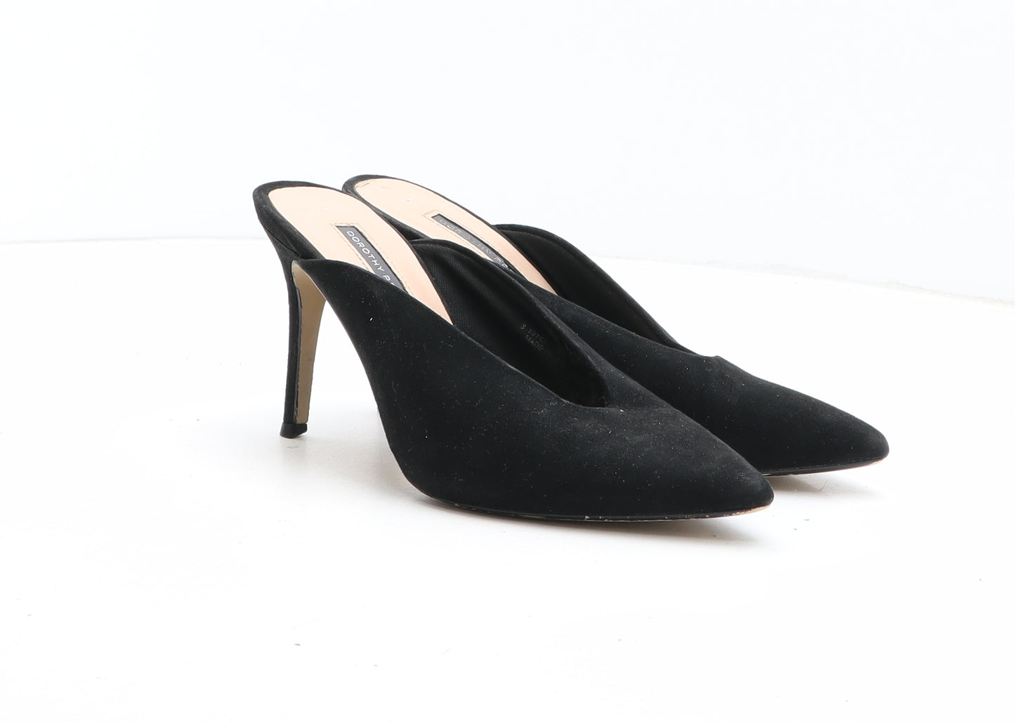Dorothy Perkins Womens Black Synthetic Mule Heel UK