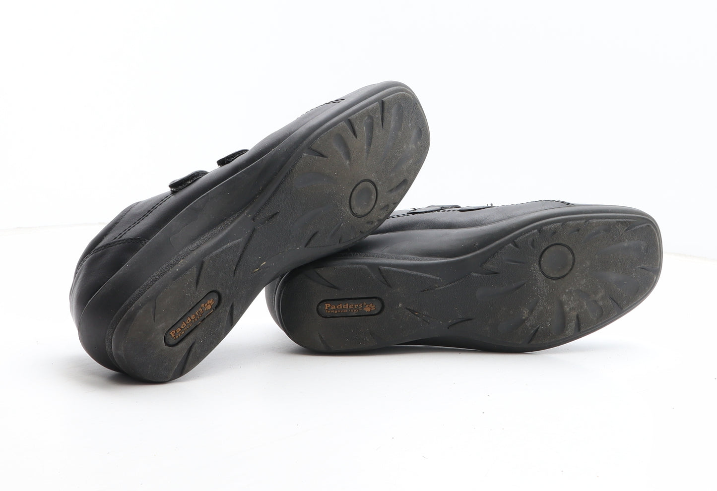 Padders Womens Black Synthetic Slip On Casual UK