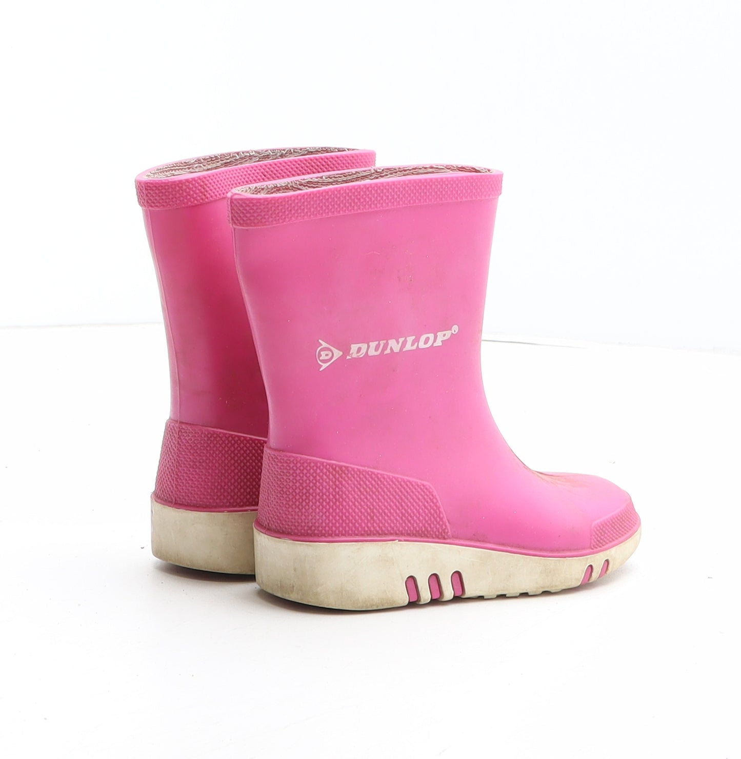 Dunlop Girls Pink Synthetic Wellies Boot UK 6
