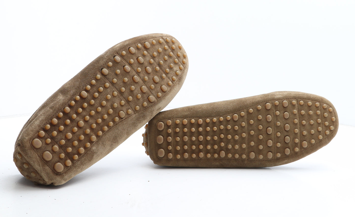 Marks and Spencer Mens Brown Leather Moccasin Casual UK 12
