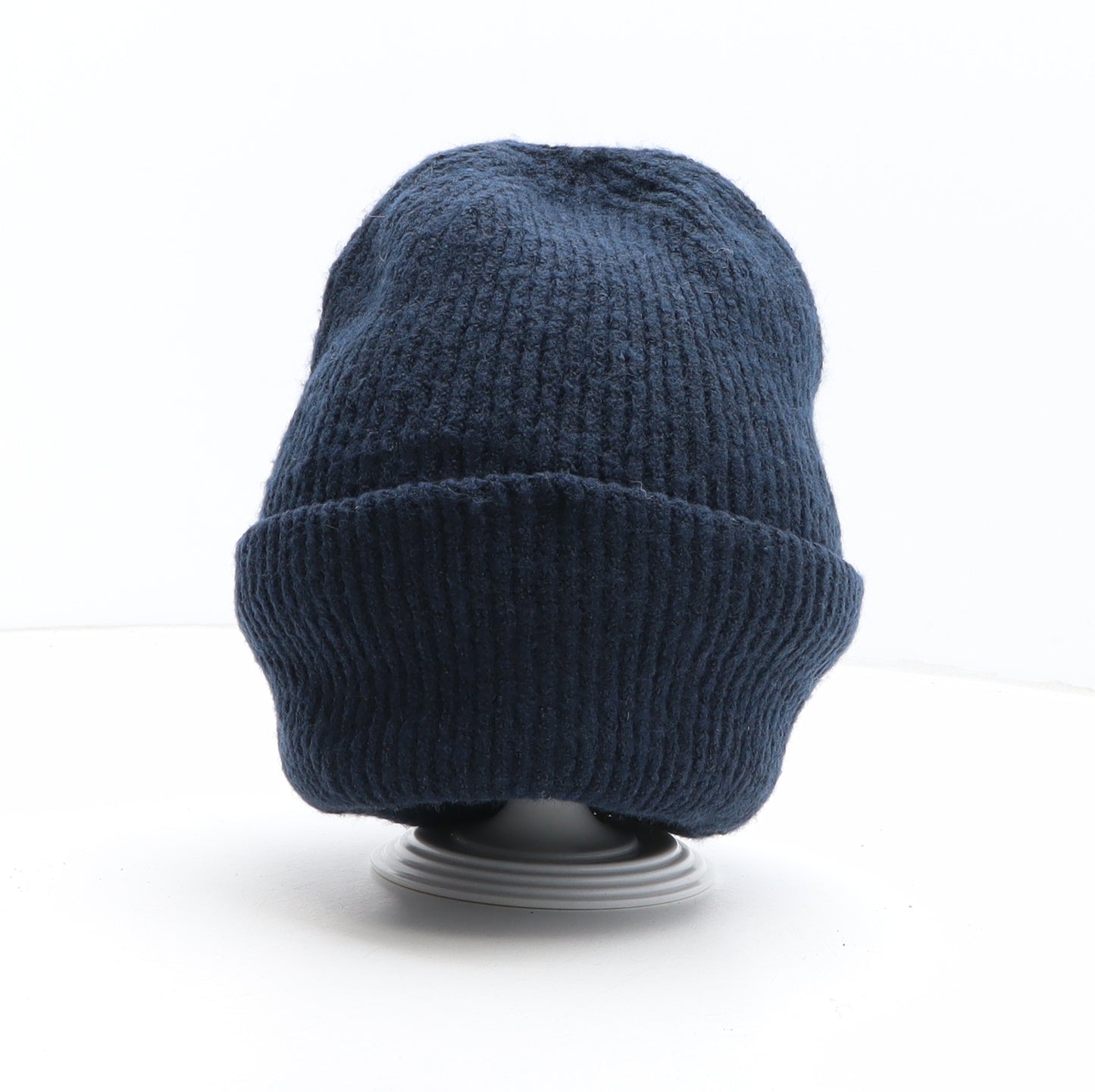 Marks and Spencer Mens Blue Acrylic Beanie One Size